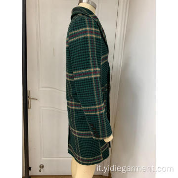 Cappotto da uomo con segnalazione verde da uomo